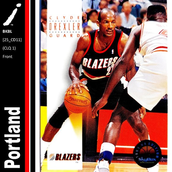 Portland Trailblazers (Clyde Drexler) - BKBL [25_CD11] - Picture 1 of 3